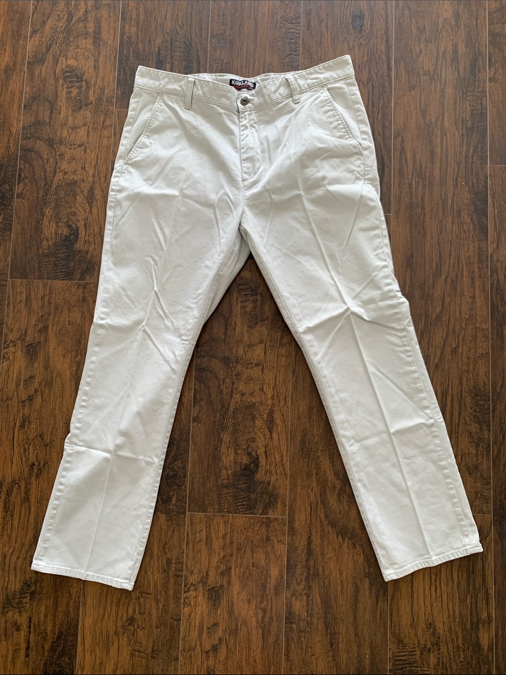 Kirkland Signature Off White Men's Chino Pants